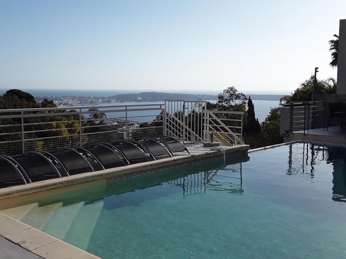 Villa Alamp#Supercannes #Golfejuan #Cannes #Mediterraneanpanoramicview #Piscine #Rooftop # Verymodern #Openliving #Closebeach #Closecapantibes Vallauris Exterior photo